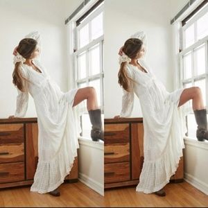 Free People Edie white Maxi Dress